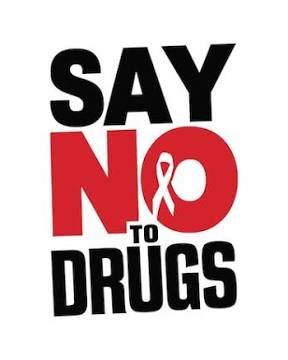 DARF Say No to Drugs campaign